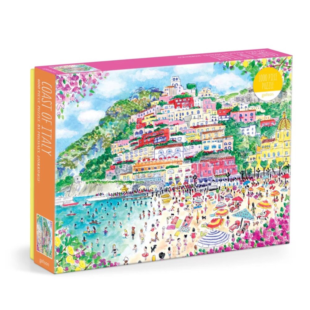 COAST OF ITALY PUZZLE 1,000 PIECES - MICHAEL STORRINGS